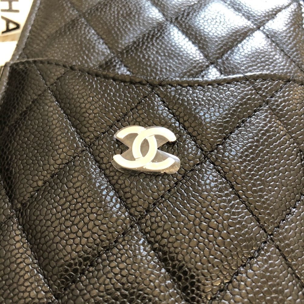 Brand new Chanel black phone wallet SHW - Picture 5 of 16